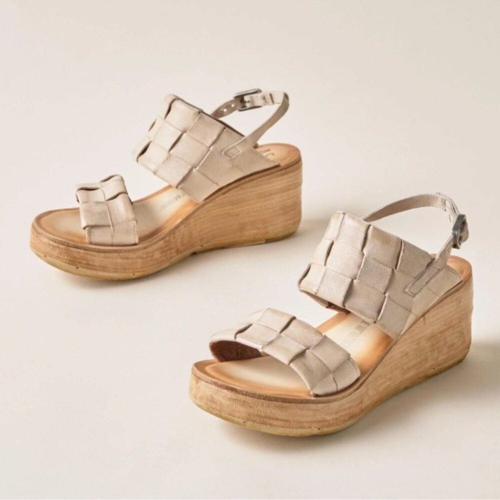 A.S.98 Nasser leather platform sandal